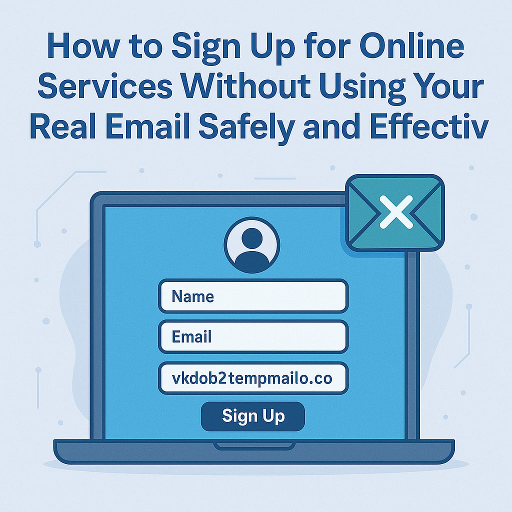 How to Sign Up for Online Services Without Using Your Real Email Safely and Effectively